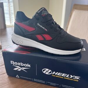 Reebok Black & Red Youth Heelys